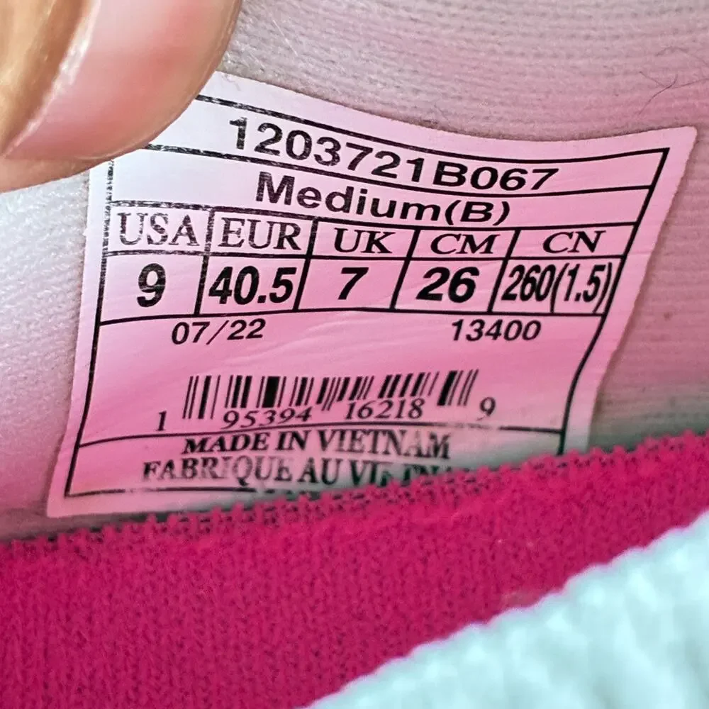 Brooks Glycerin StealthFit 20 Gray Pink Running Shoes 1203721B06 Women's Size 9